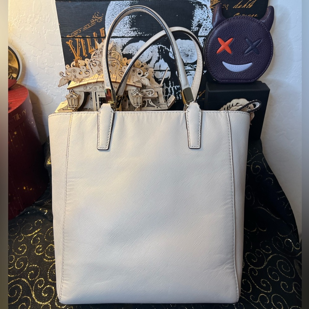 Coach 2014 Madison Ivory Saffiano Mini North/South Tote - Picture 5 of 16